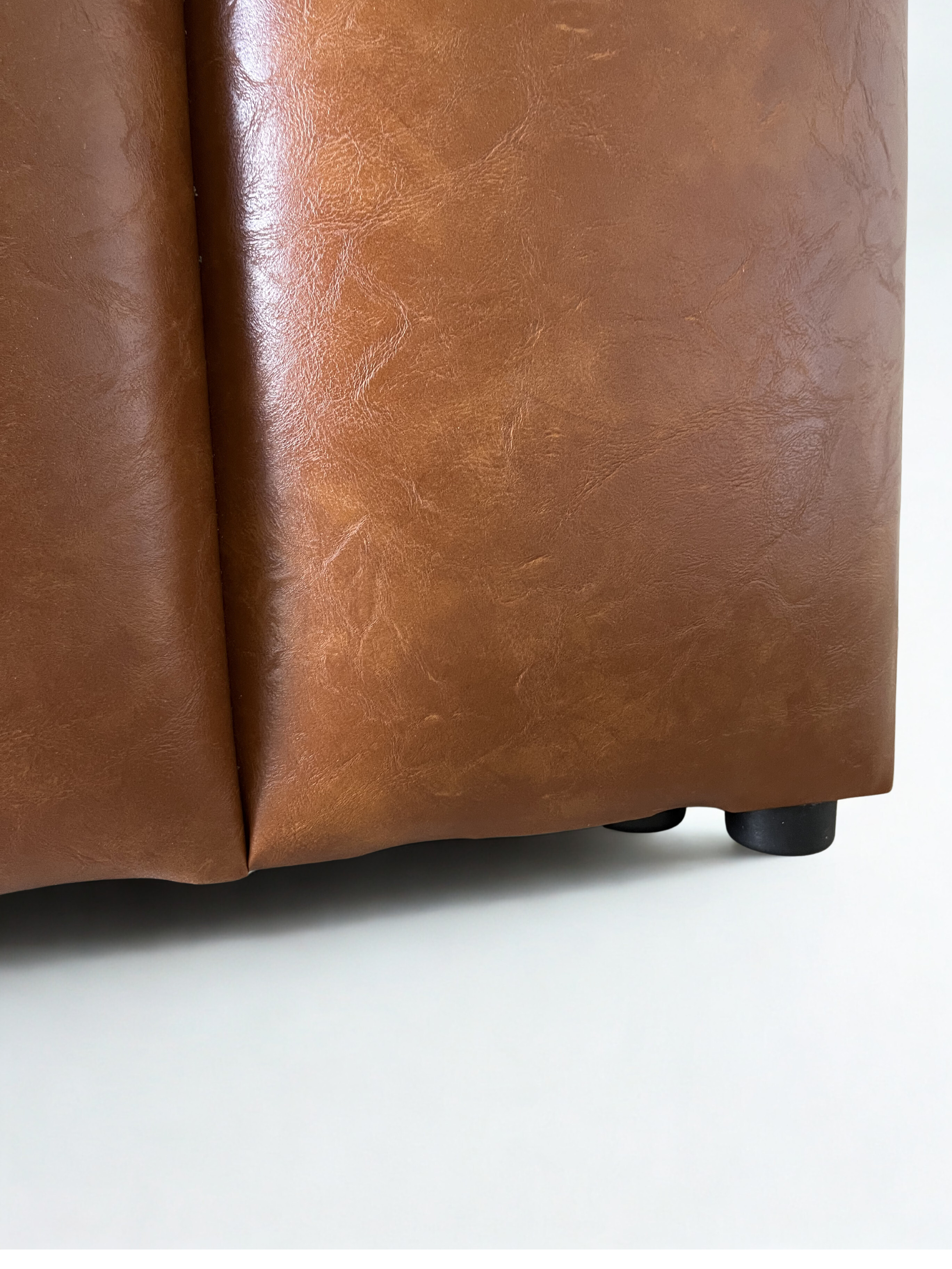 Extra King Leather Headboard