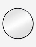 Black Round Wall Mirror